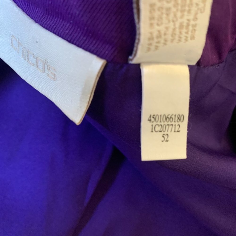 Chico’s Patsy Practically Perfect Full Zip Lined … - image 7